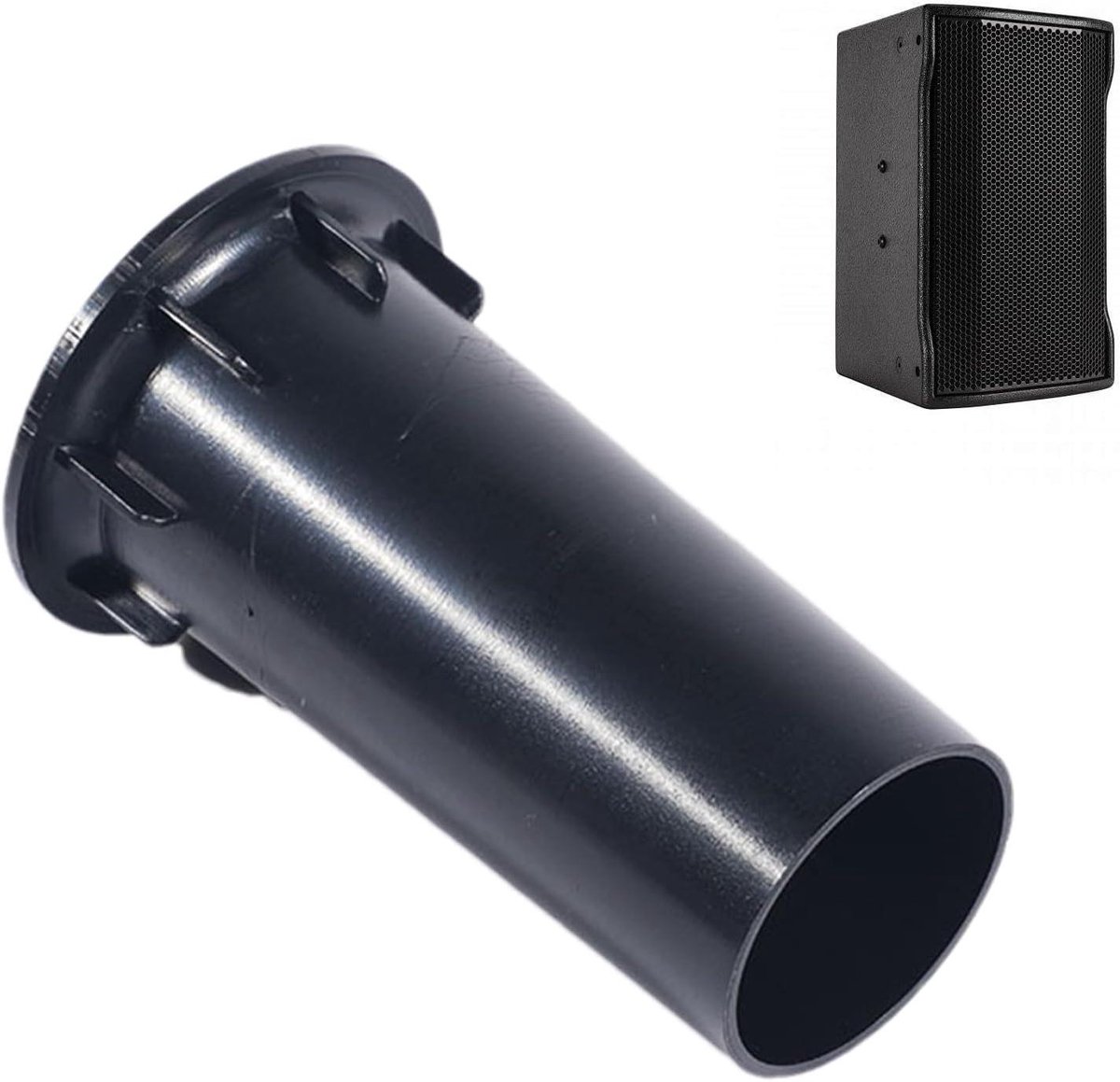 Geluidsbuis - Hoorn Component - Audio Optimalisatie - Geluidsgeleiding Verbetering - 3-12 Inch - Zwart