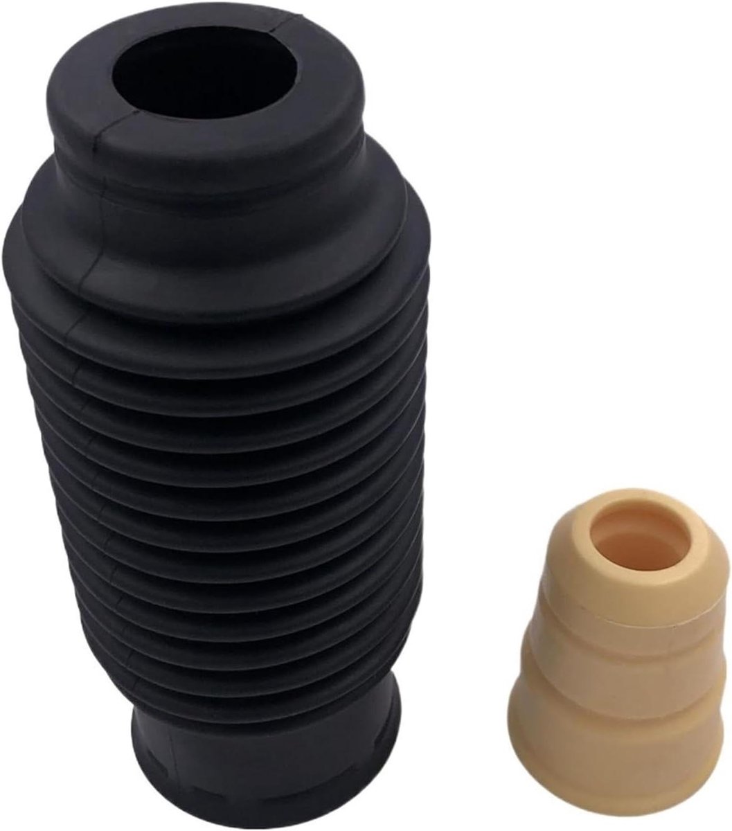 Schokdemperhoes Set - Rubberen Buffer - Ophanging Beschermen - Duurzame Bescherming - Achterste Schokdemper - Zwart