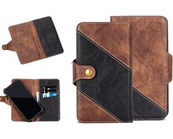 K-S-Trade Mobile Phone Case Compatible With Oukitel K9 Pro Protective Case Wallet Case Bookstyle Pocket Phone Cover Phone Case Mobil Phone Case Cover Light Brown Black 1x