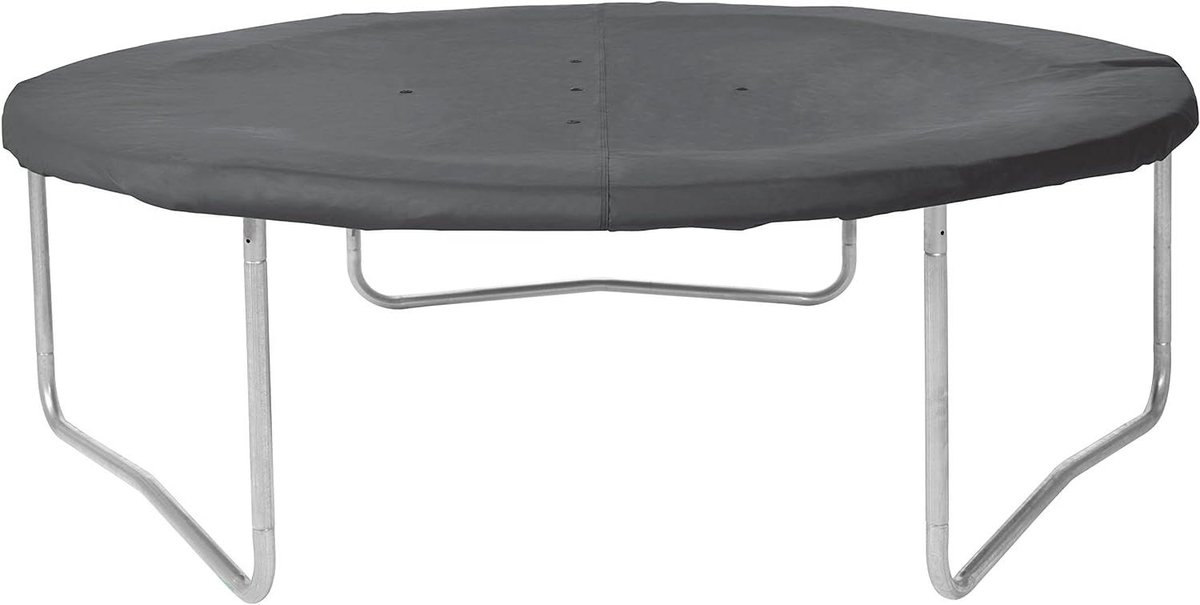 Trampoline Afdekhoes - Beschermhoes Outdoor - Buiten Gebruik - Weerbestendig PVC - 366 cm Rond - Zwart