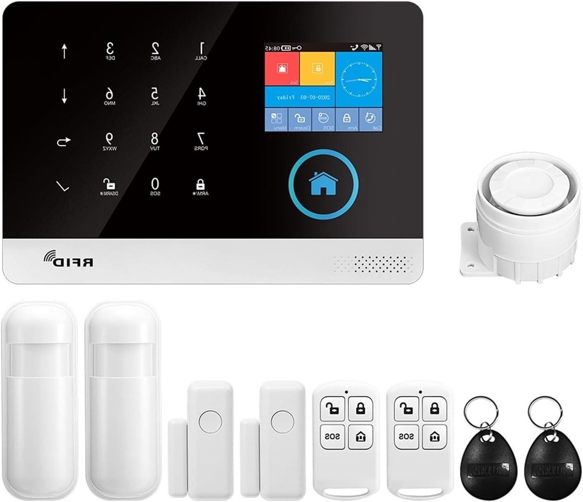 Wifi Alarmsysteem - Draadloze Beveiliging - Huisbewaking - App Bediening - 99 Zones - Wit