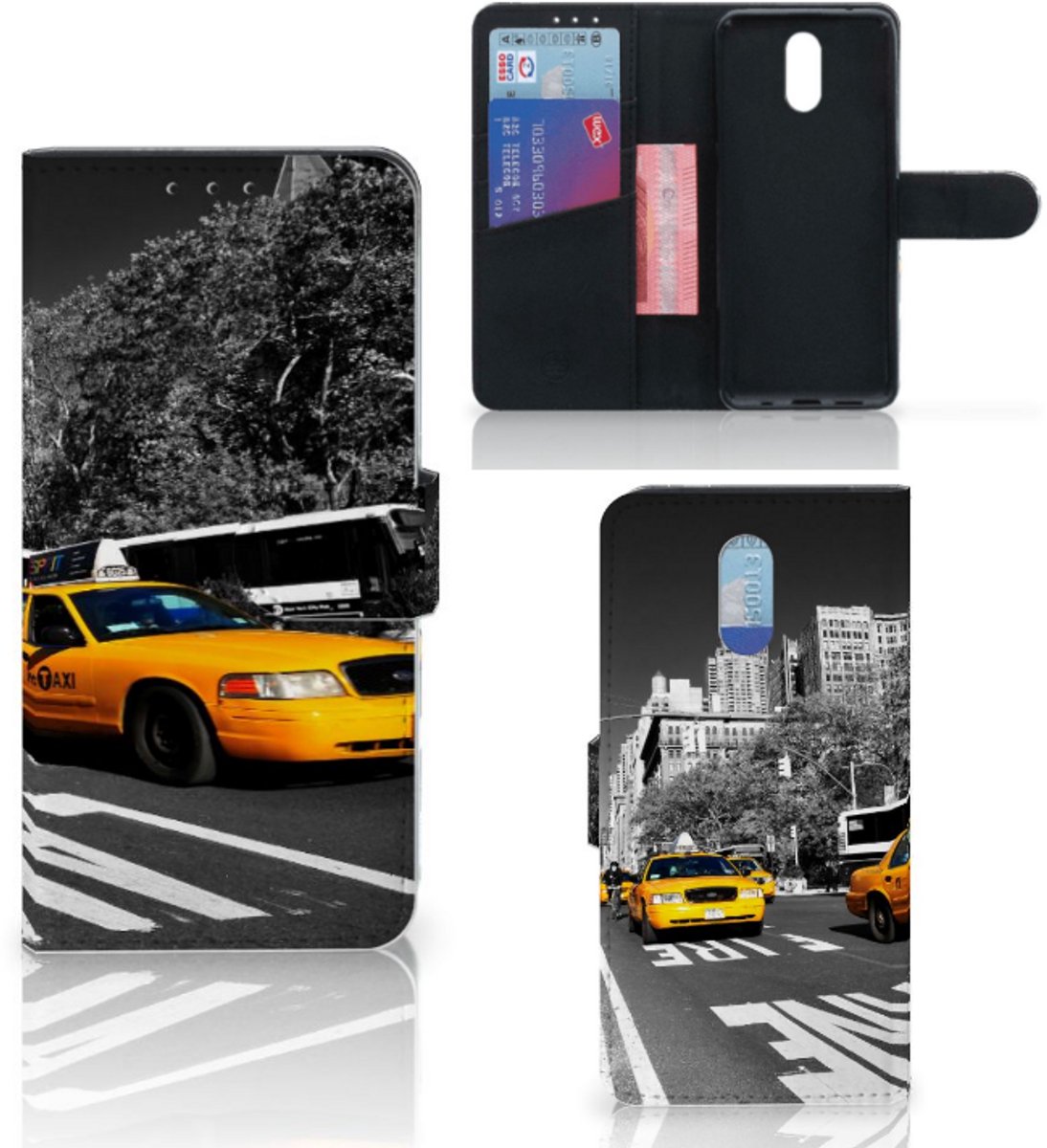 Nokia 2.3 Flip Cover New York Taxi
