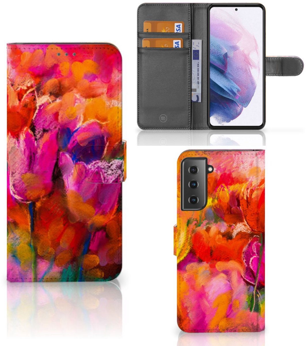 Hoesje Samsung Galaxy S21 Plus Tulips