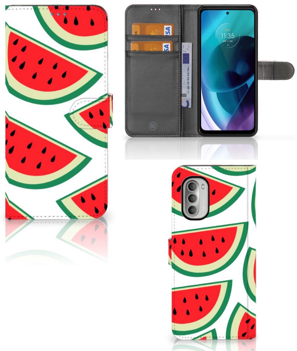Motorola Moto G51 5G Book Cover Watermelons