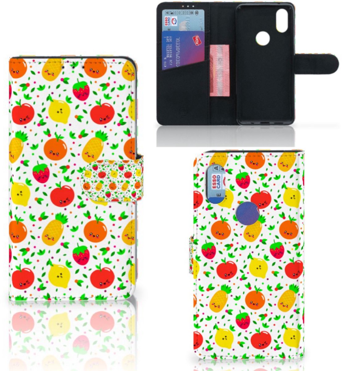 Xiaomi Mi Mix 2s Book Cover Fruits