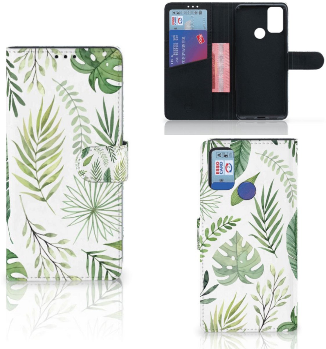 Alcatel 1S (2021) Hoesje Leaves
