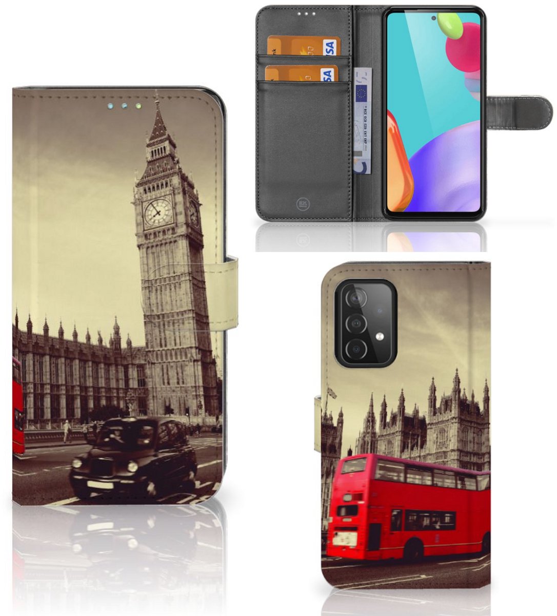 Boekhoesje voor Samsung Galaxy A52 Flip Cover Londen
