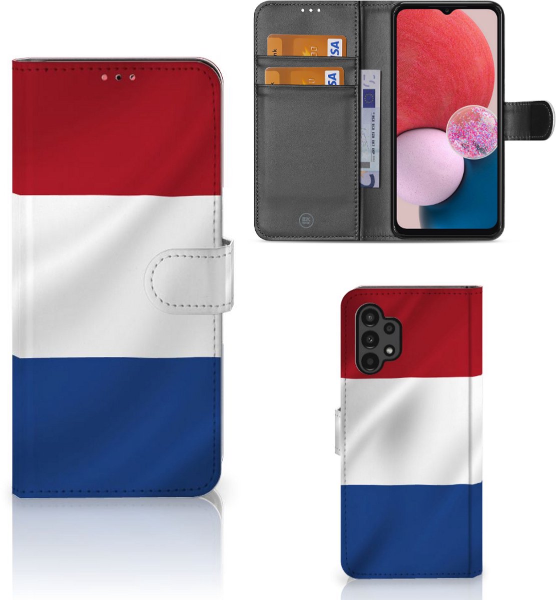 Samsung Galaxy A13 (4G) Bookstyle Case Nederlandse Vlag
