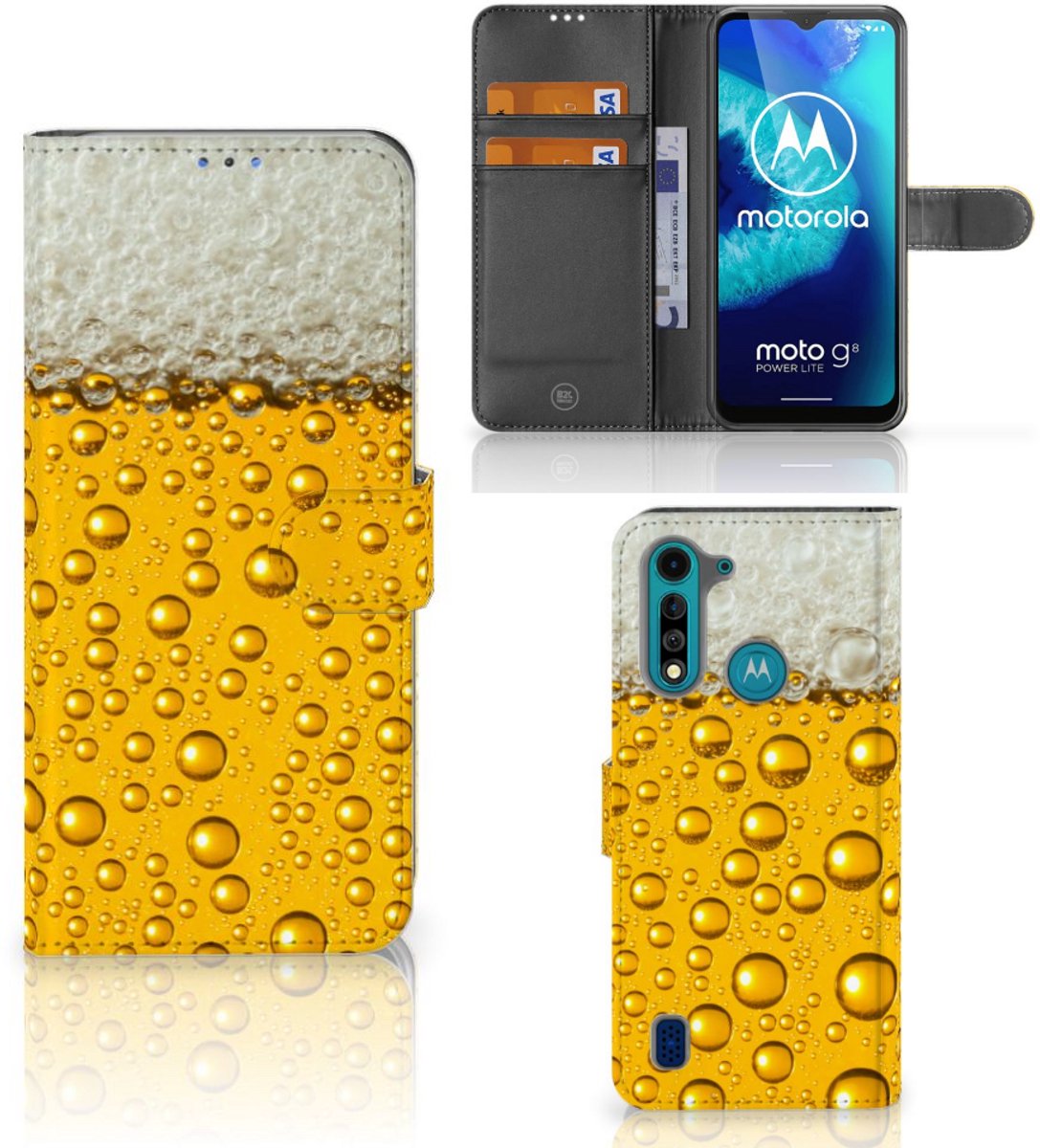 Motorola G8 Power Lite Book Cover Bier