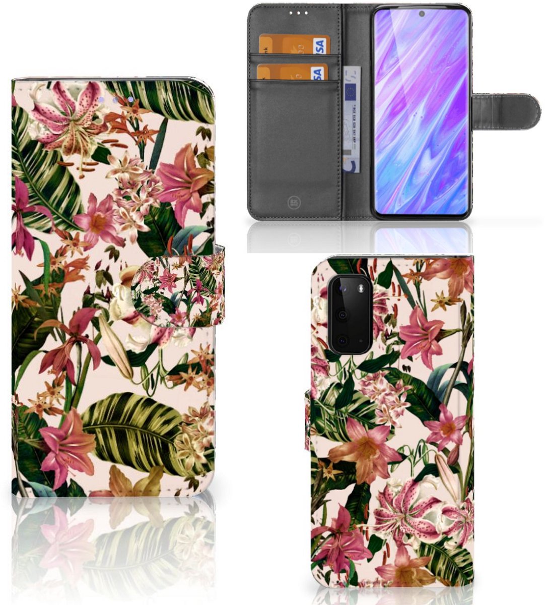 Samsung Galaxy S20 Hoesje Flowers