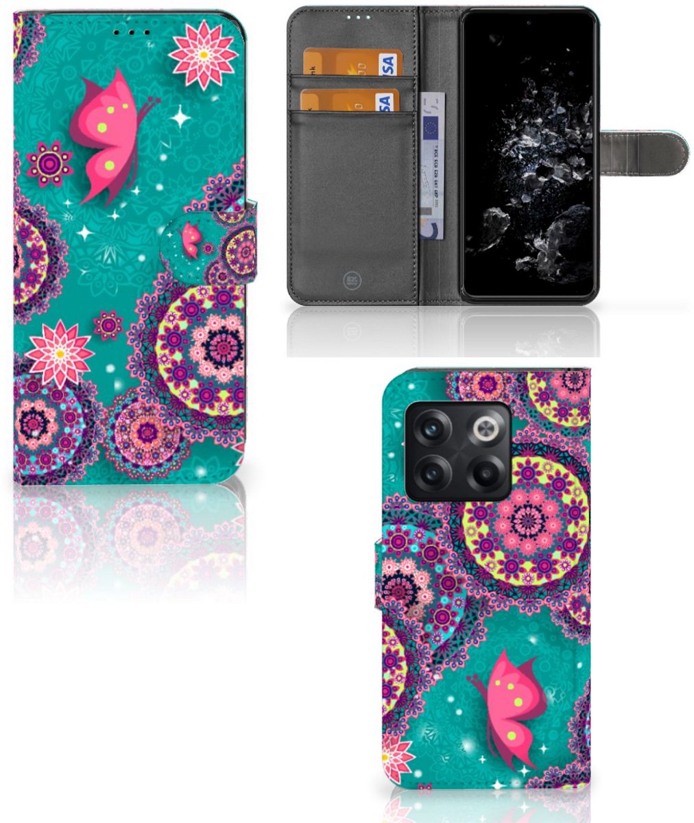 OnePlus 10T Hoesje Cirkels en Vlinders