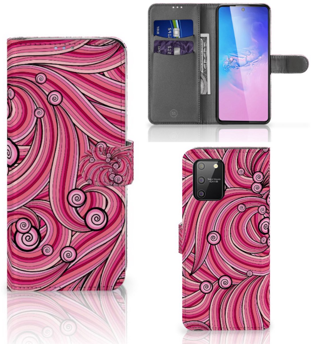 Samsung S10 Lite Hoesje Swirl Pink