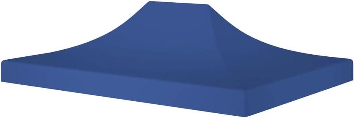 vidaXL Partytentdak 270 g/m² 4x3 m blauw