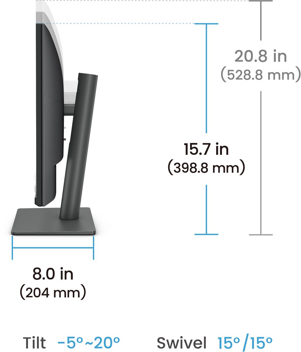 BenQ RD270Q – 27” QHD IPS Monitor – 144Hz – Nano Matte – USB‑C 65W – Programmeer‑ & Werkmonitor thumbnail 4