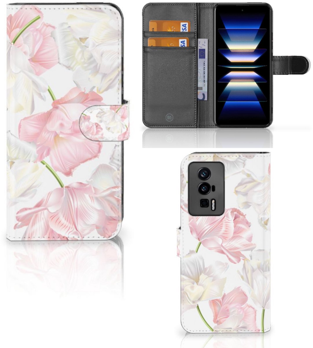 Xiaomi Poco F5 Pro Hoesje Lovely Flowers
