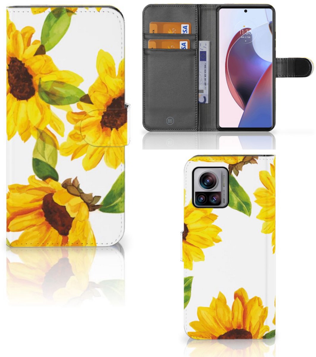 Hoesje voor Motorola Edge 30 Ultra Zonnebloemen
