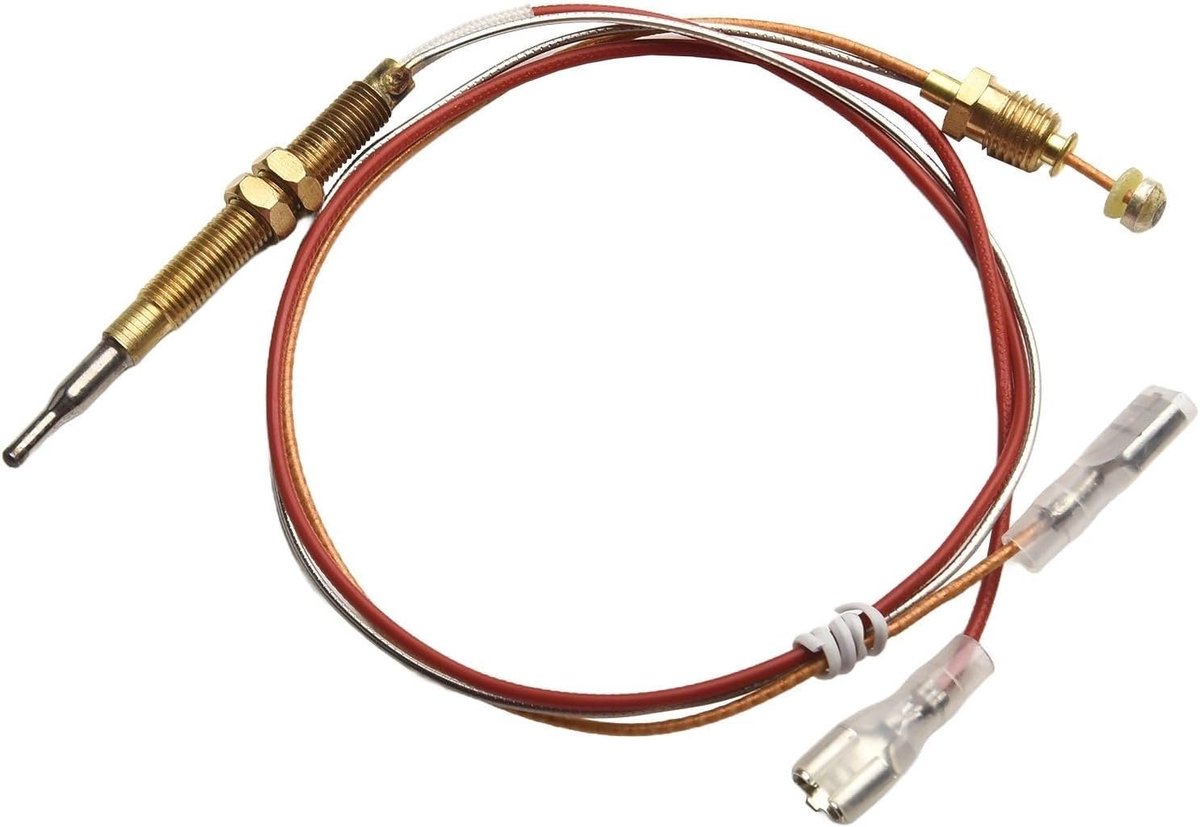 Thermokoppel Terrasverwarmer - Veiligheidsonderdeel Gas - Buitenverwarming Reparatie - Universele Schroefdraad - 400mm of 600mm - Metaal
