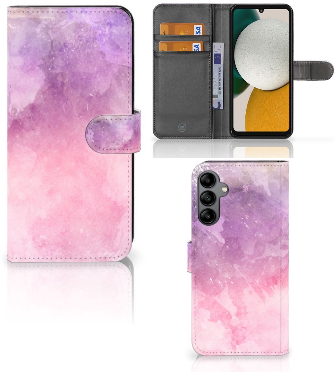 Hoesje Samsung Galaxy A34 Pink Purple Paint