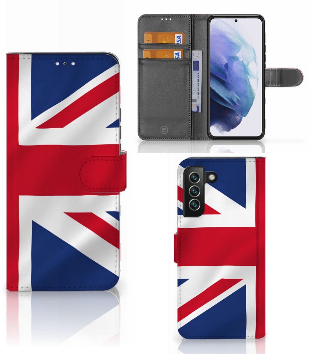 Boekhoesje voor Samsung Galaxy S22 Plus Bookstyle Case Groot-Brittannië