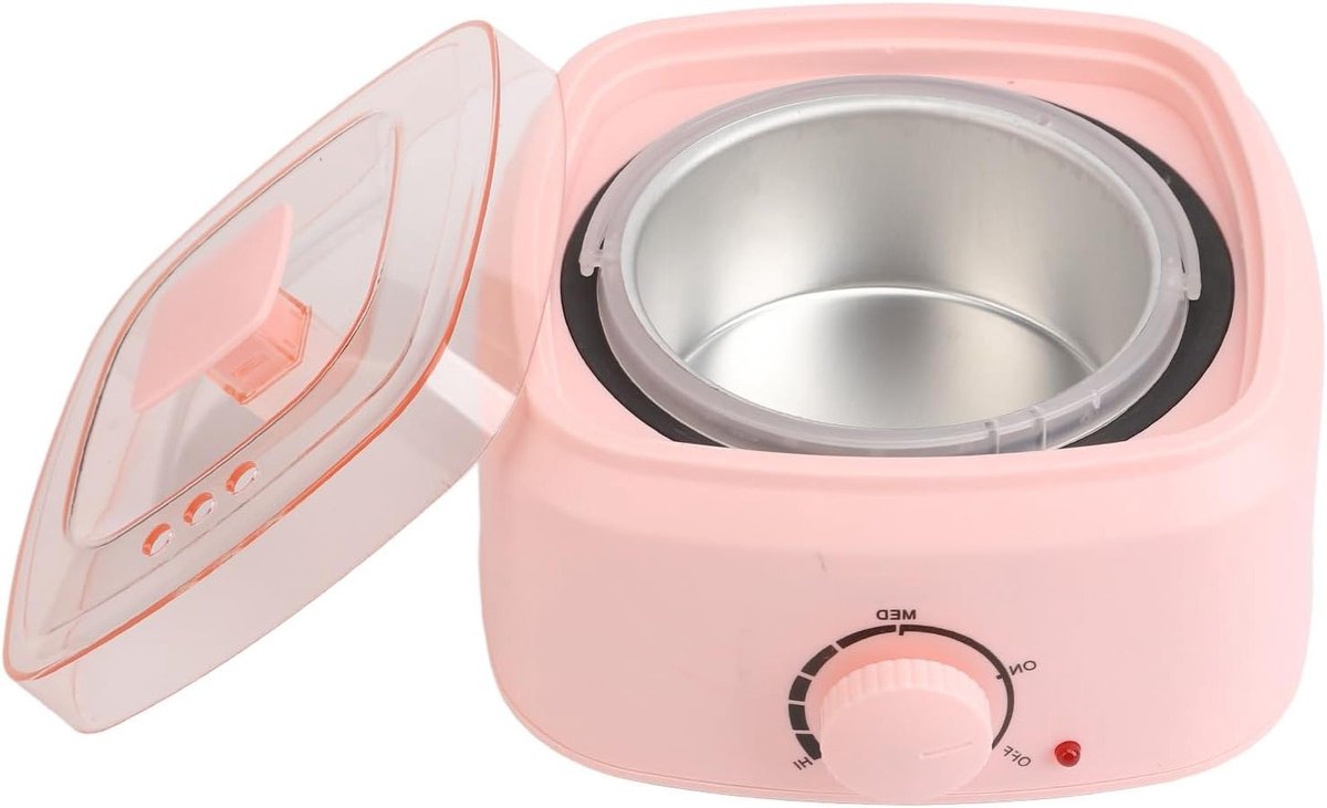 Draagbare Elektrische Waxverwarmer voor Haren - Snelle Smeltende Waxverwarmer met Gebruiksvriendelijk Ontwerp voor Thuis of Salon, Ideaal voor Ontharing en Schoonheidsbehandelingen