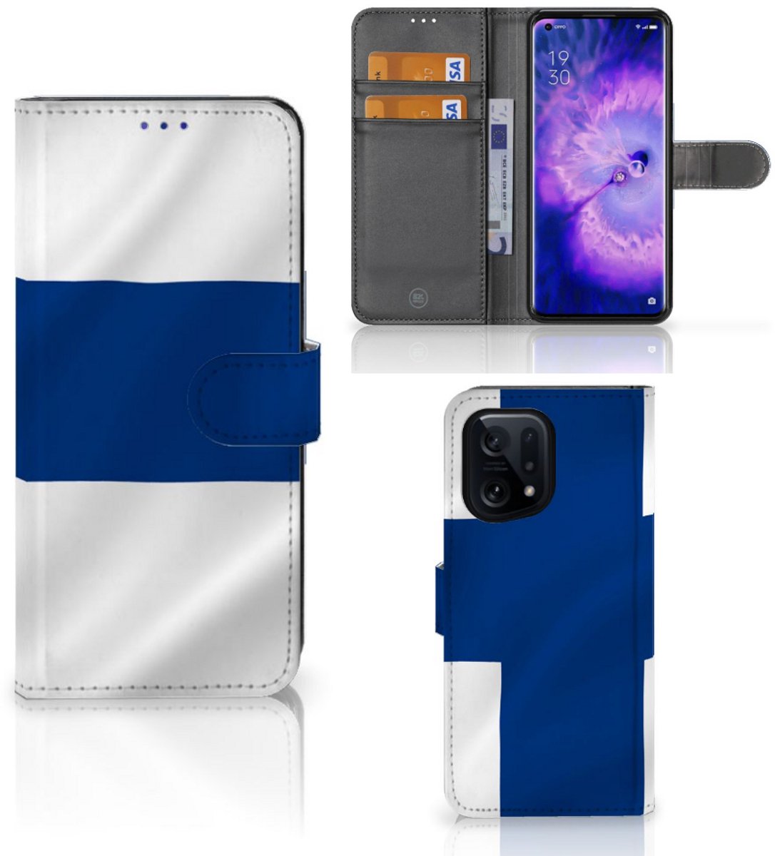 OPPO Find X5 Bookstyle Case Finland