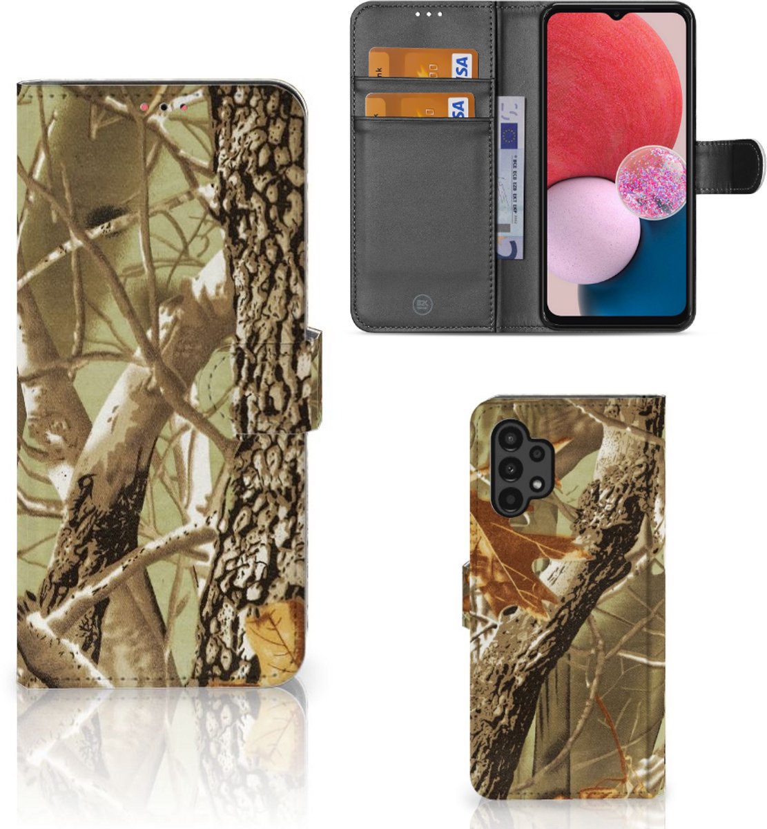 Book Case voor Samsung Galaxy A13 (4G) Hoesje Wildernis