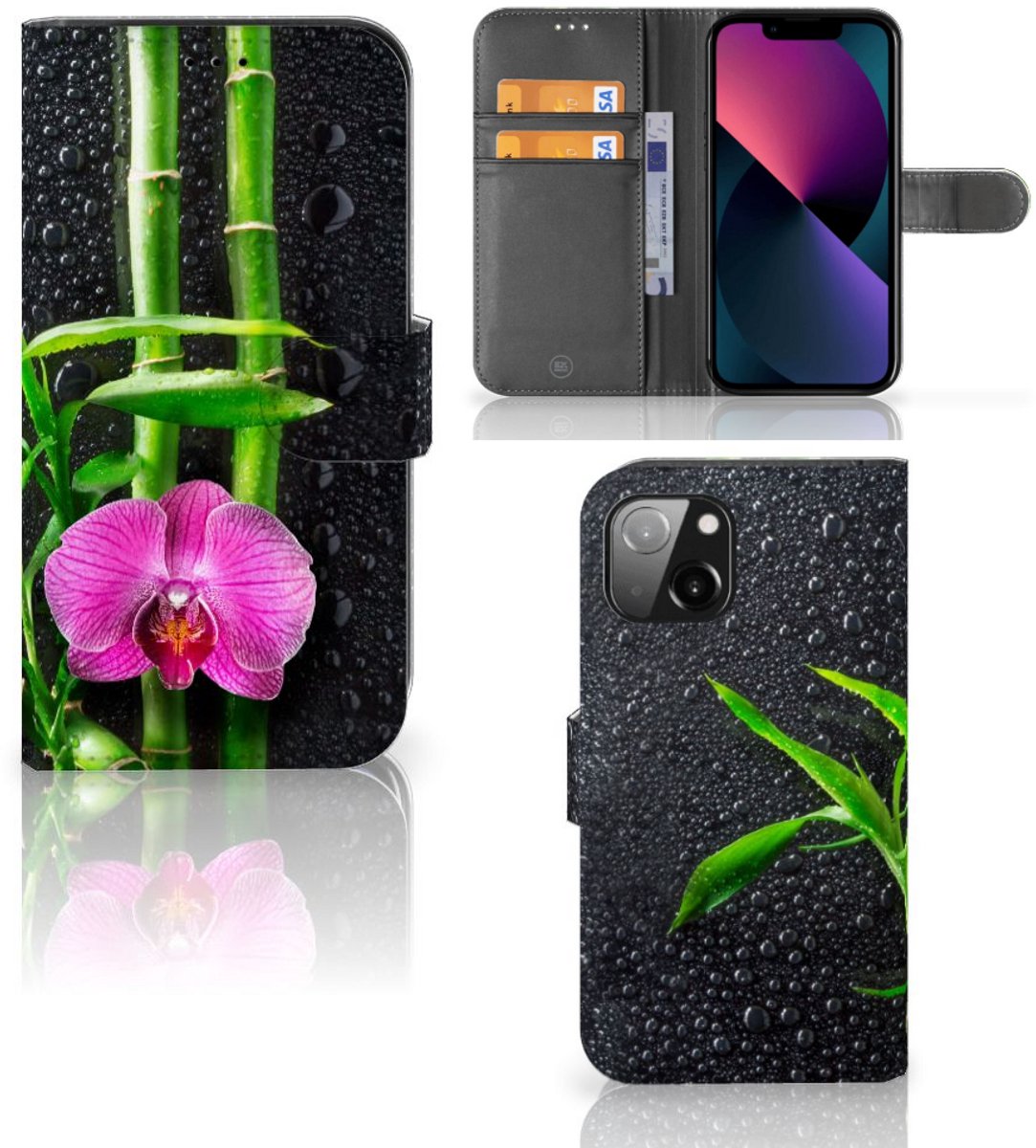 Apple iPhone 13 Hoesje Orchidee