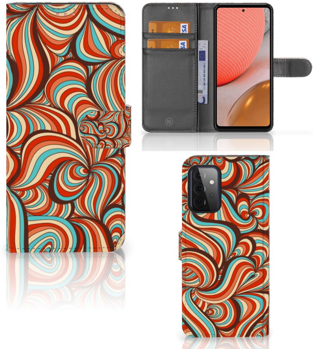 Samsung Galaxy A72 Hoesje Retro