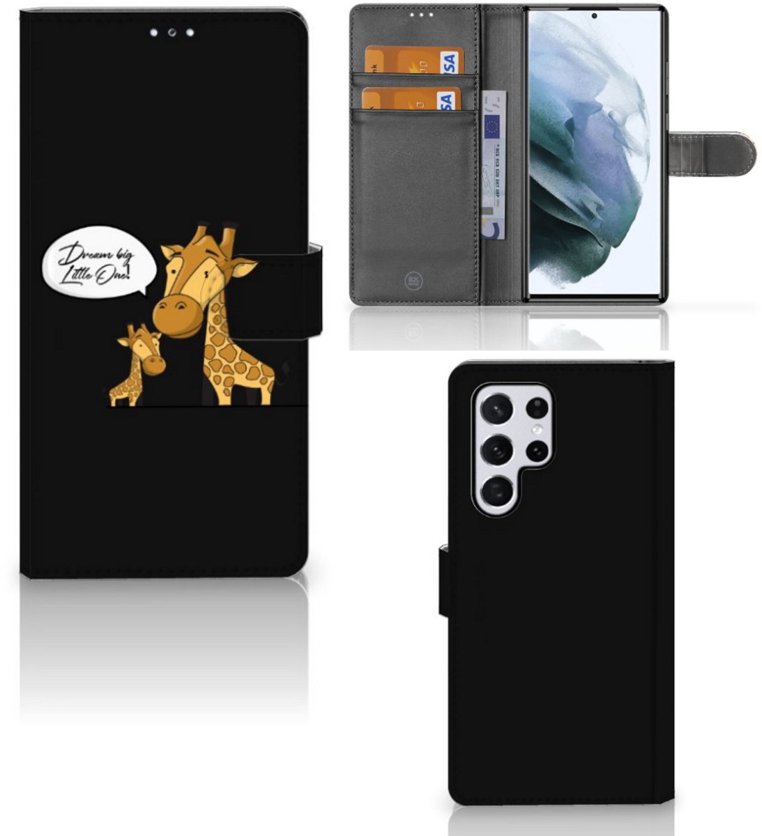 Samsung Galaxy S22 Ultra Leuk Hoesje Giraffe