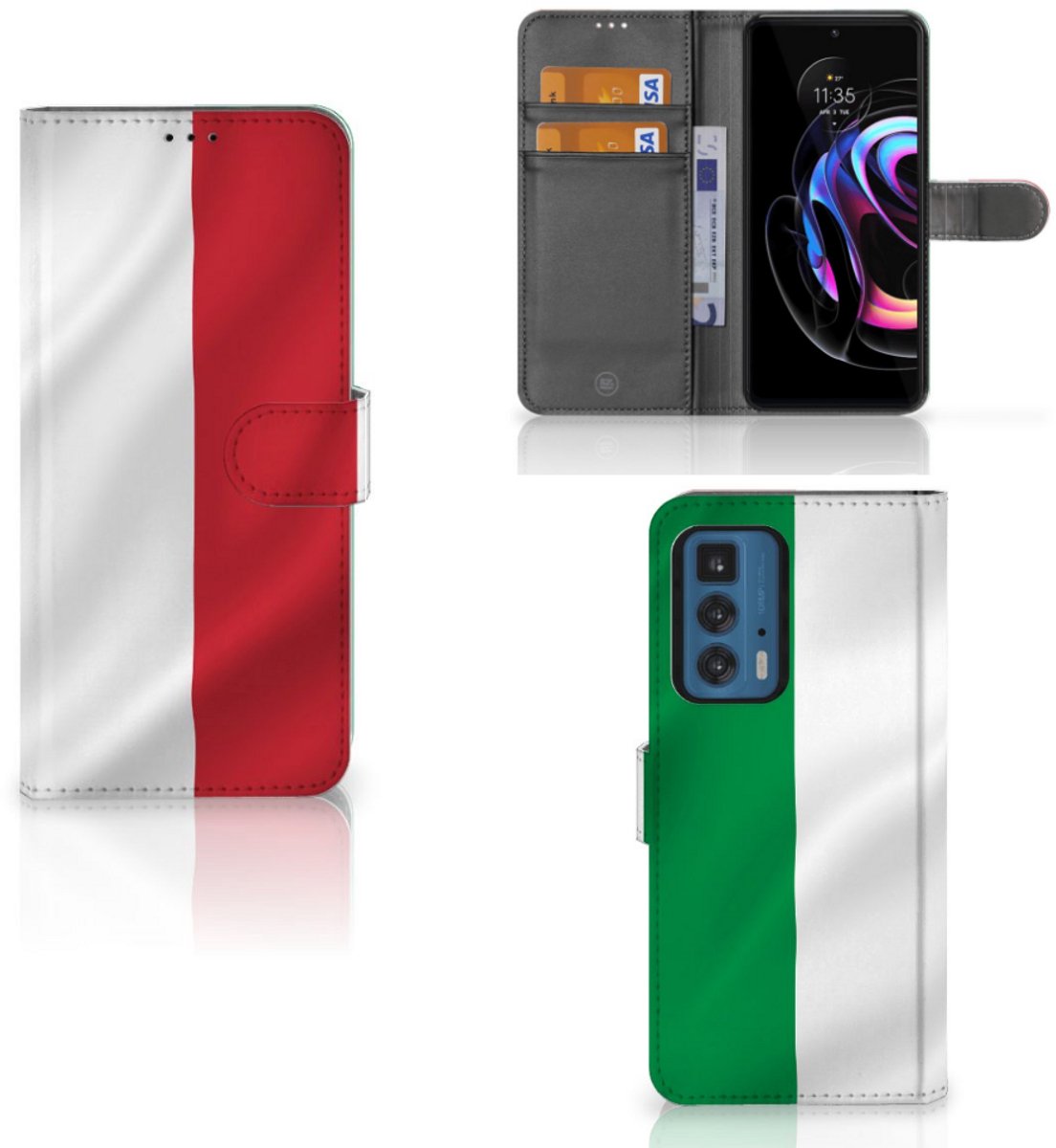 Motorola Edge 20 Pro Bookstyle Case Italië
