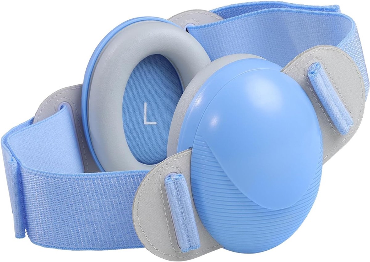 Quvo® Gehoorbescherming Baby - Gehoorbescherming - Blauw/ Zwart - 16cm × 15cm × 8cm; 156 g