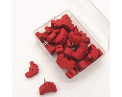 MoonyLI Houten spelden, punaises, stalen naaldpunt, punaises, voor prikbord, wereldkaart, landkaarten, school, kantoor, doe-het-zelf, handwerk, kaarten, foto's