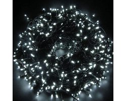 RYELDOM SHATCHI Luces de Cadena de Hadas Interior/Exterior Árbol de Navidad/Hogar/Fiesta/Boda/Decoraciones de Jardín Cable Green 8 modes power supply via Red Temporzador Automático