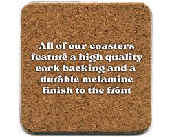 Brainbox Candy - Funny Rude 'Loves C*ck Coaster' - Kleine cadeau-ideeën voor hem haar - verjaardag van vrienden - housewarming cadeau - nieuw huiscadeau - grappige cadeaus voor vrouwen mannen