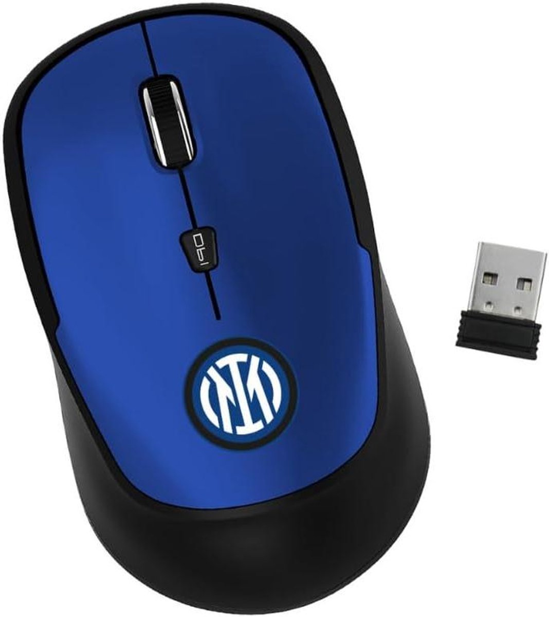 TECHMADE Internal Wireless Mouse, Official Team Design, Wireless Technology, Precise Optical Sensor, Ergonomic & Quiet, Plug & Play (Compact Blue)