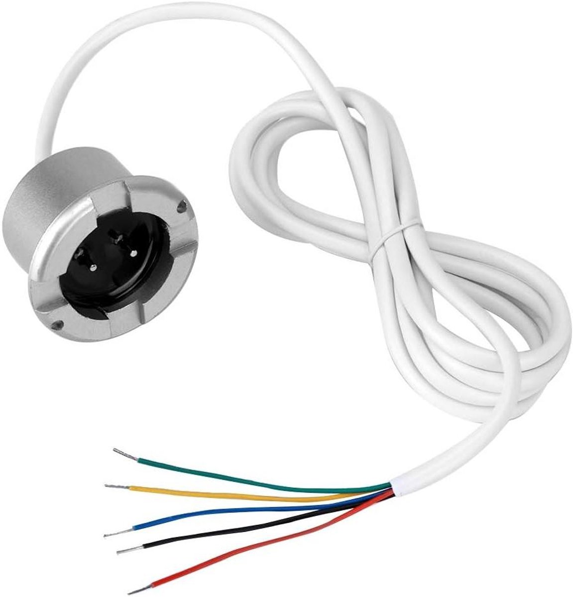Waterlek Alarm - Watermelder Vochtsensor - Wateroverlast Voorkomen - Geïsoleerde Elektroden - 12 Volt - Wit