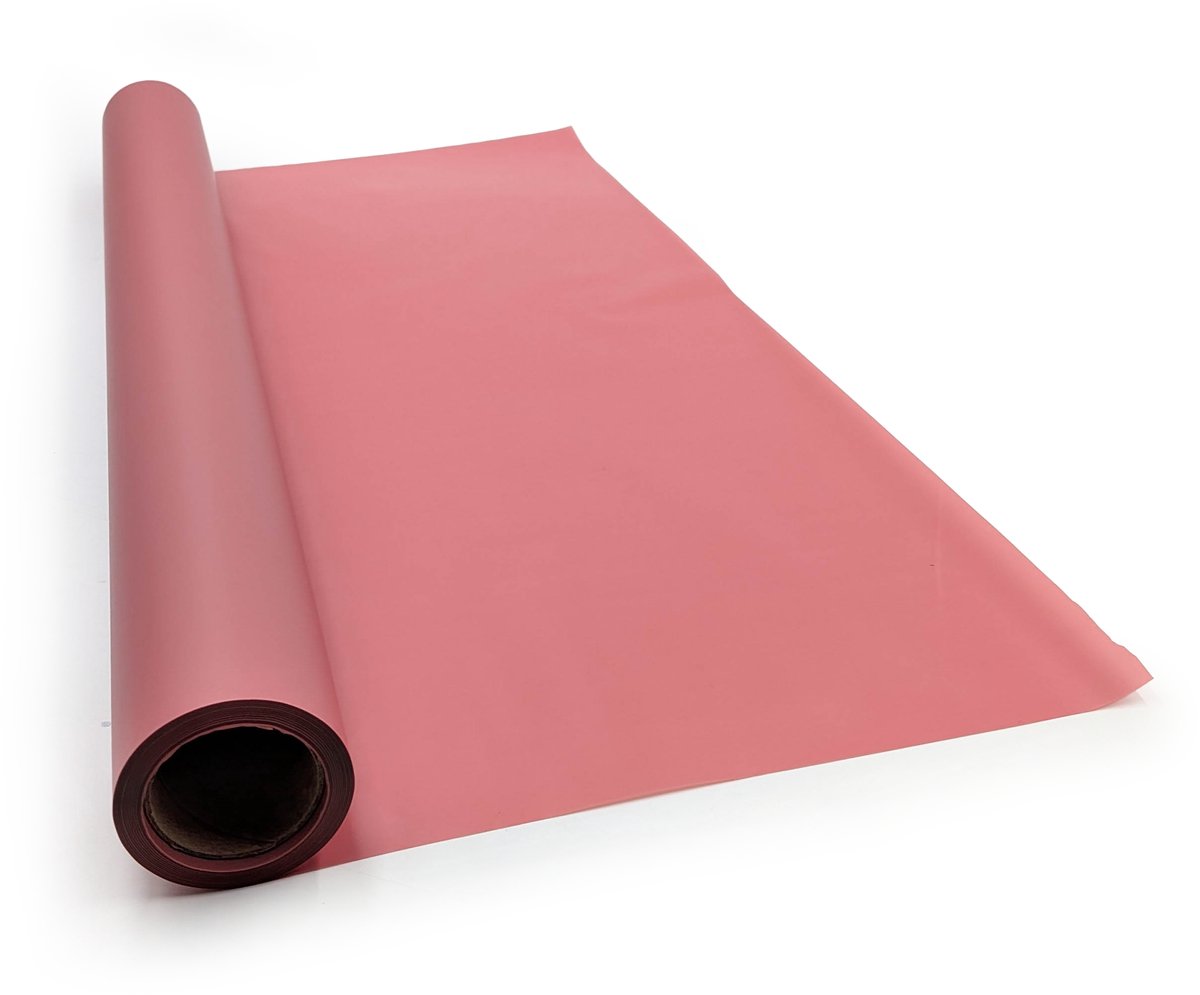 Mech-mech Matte 90's Serie - Florale Matfolie - Wiktoriaanse Roze - 58cm x 20m - BOPP