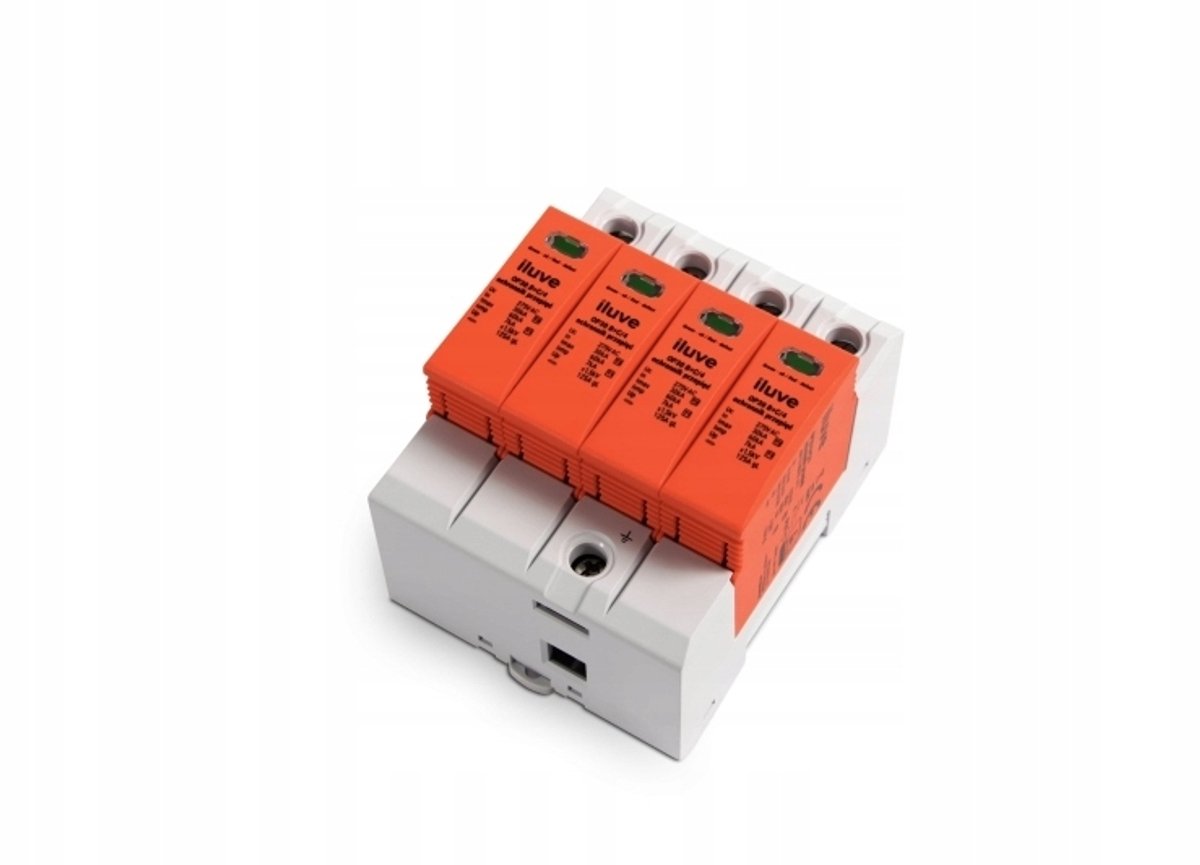 rgb Technik OP20 Serie - Ogranicznik Przepięć - T1+T2 B+C - 4P 20/50KA 5KA - TN-S