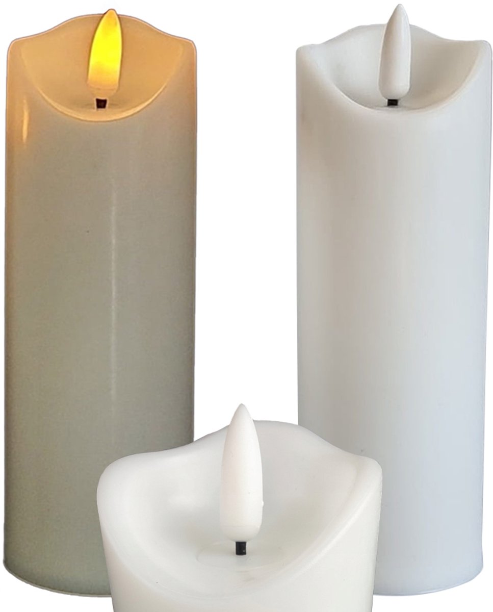 Hangzhou A Link Star - LED Kaars - 12,5cm - Beweging Vlam - Voor Binnen en Buiten