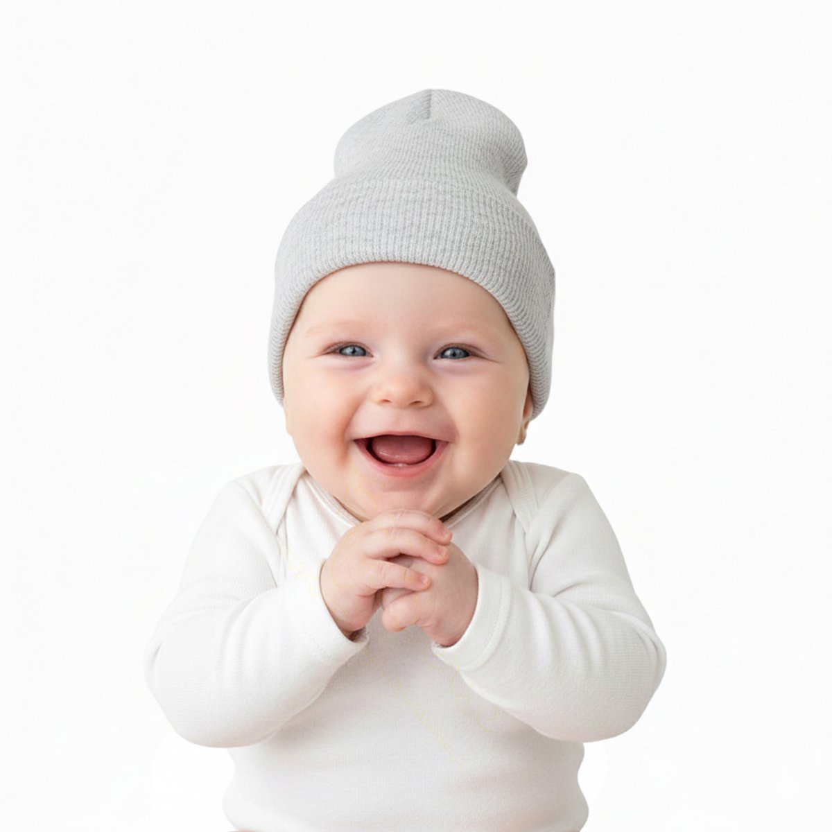BabyUniverse - Baby Muts - Smerfetka - Zacht en Delicaat - Grijs