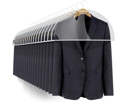 Hangerworld 20 Duidelijke Schouder Kleding Pak Shirt Jas Cover Bescherm Opslag.