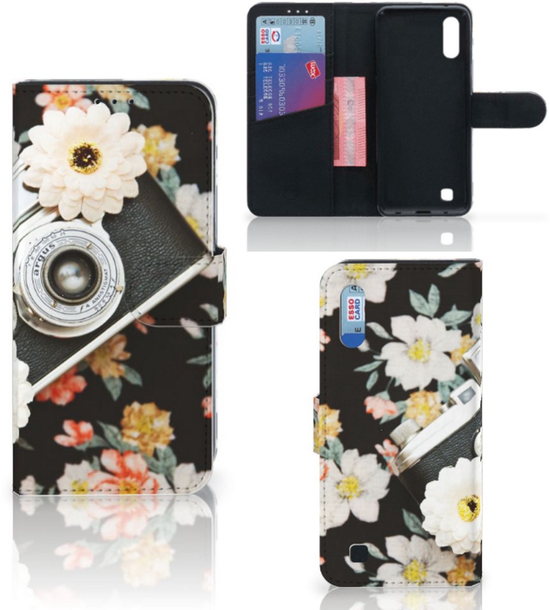 Samsung Galaxy M10 Telefoonhoesje met foto Vintage Camera