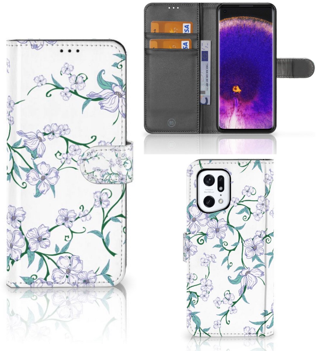 OPPO Find X5 Pro Uniek Hoesje Blossom White