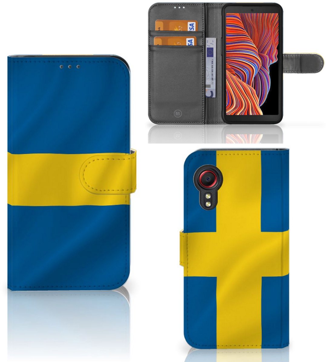 Samsung Galaxy Xcover 5 Bookstyle Case Zweden