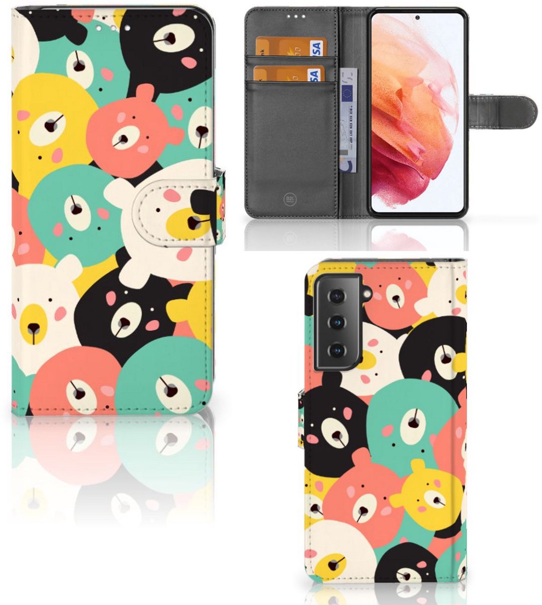 Samsung Galaxy S21 Leuk Hoesje Bears