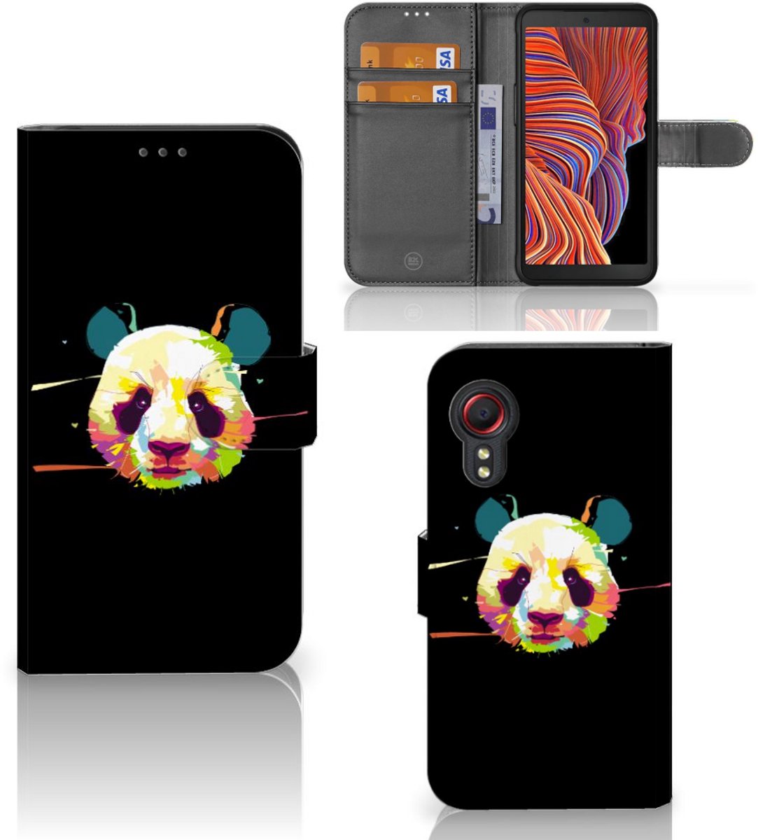 Samsung Galaxy Xcover 5 Leuk Hoesje Panda Color