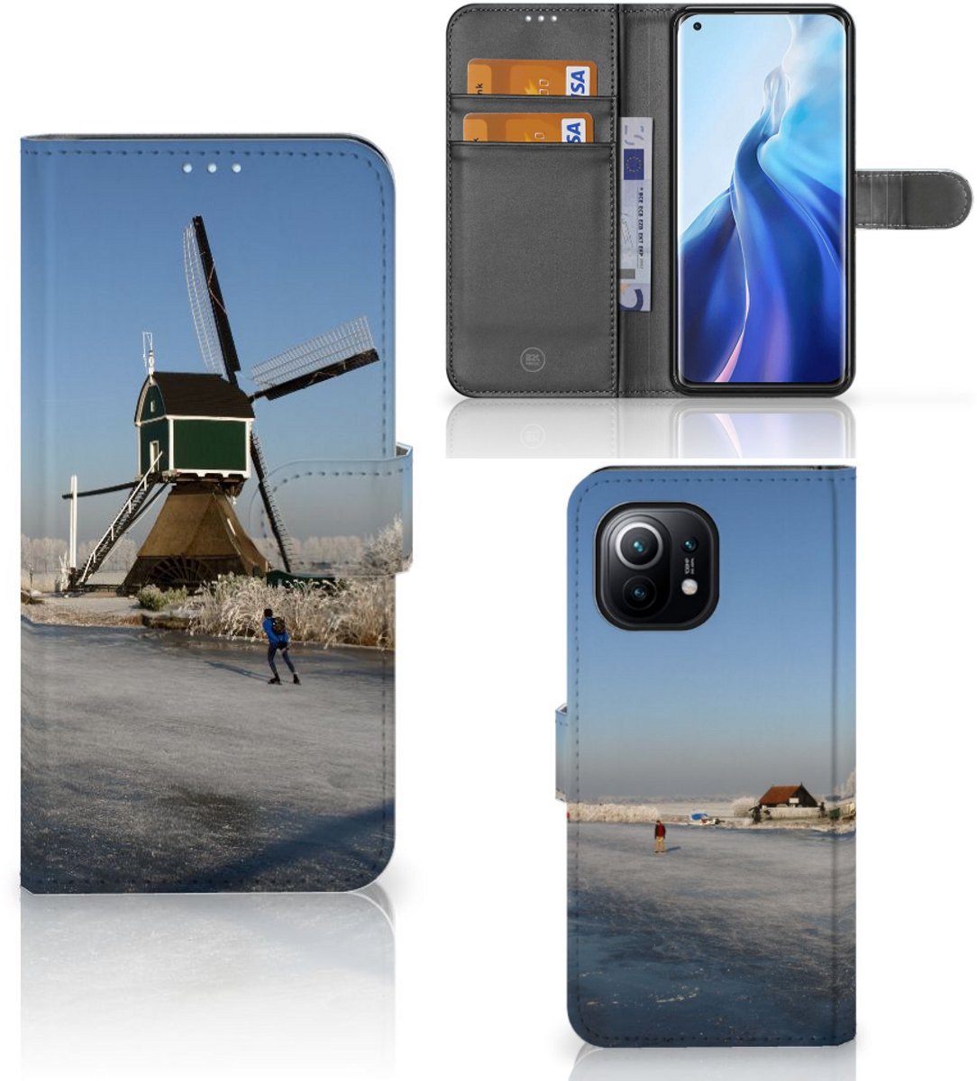 Xiaomi Mi 11 Flip Cover Schaatsers