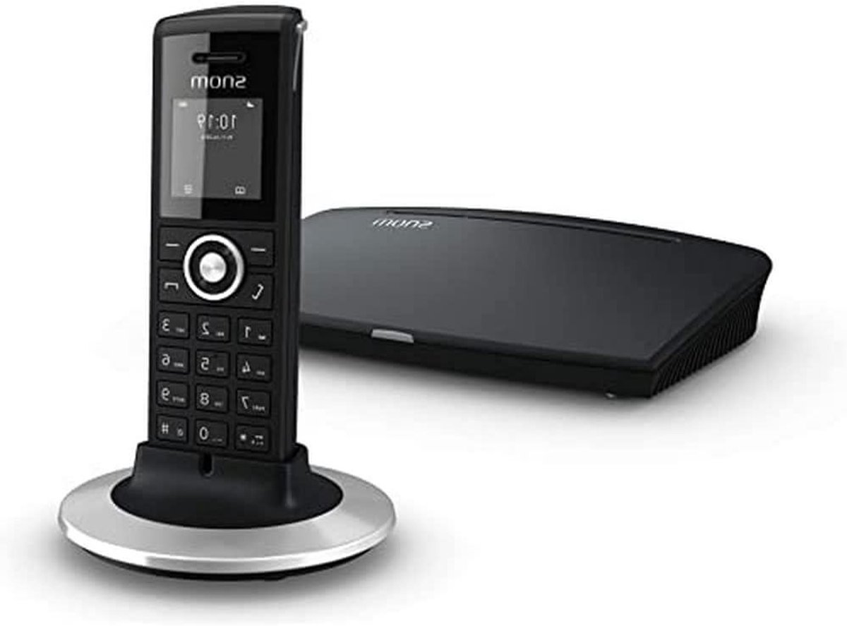 Draadloze DECT IP Telefoon - VoIP Telefoon Set - Zakelijke Communicatie - Ondersteuning tot 20 Handsets - 5 Gelijktijdige Gesprekken