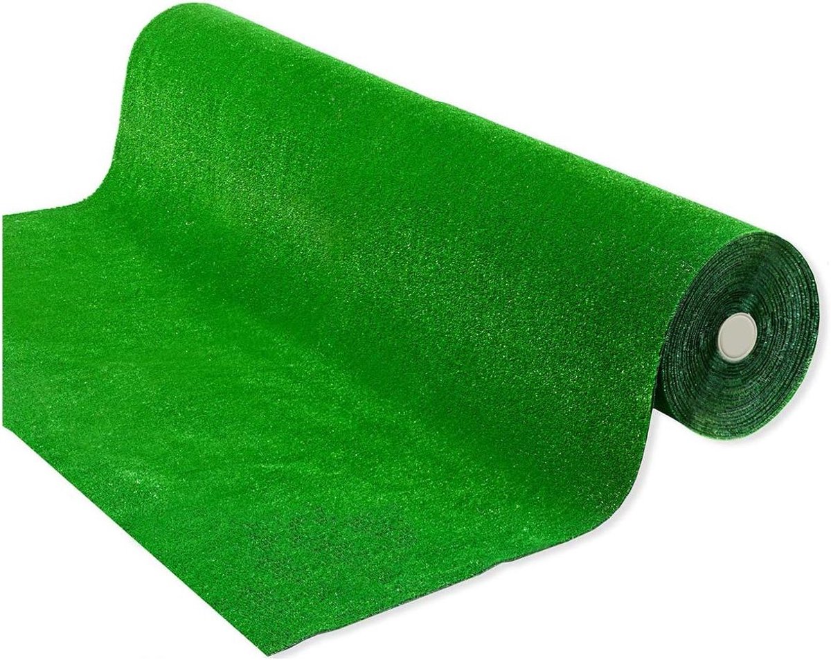 Kunstgras Tapijt - Balkon Tapijt - Tuin Aankleden - Met Drainage - 1 x 1 m - Groen
