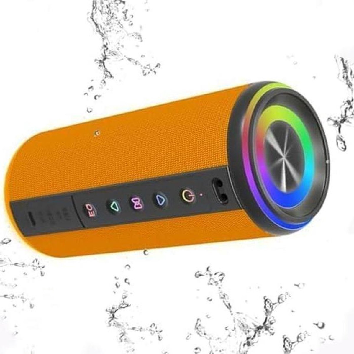 Draagbare Bluetooth Luidspreker - Draadloze Speaker - Muziek Streamen Buiten - Hi-Fi Stereo Geluid - 20W - Zwart